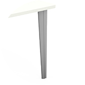 <strong>Pied fixe</strong> bureau manivelle